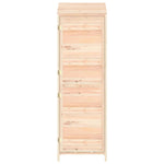 Garden Shed 55x52x174.5 cm Solid Wood Fir 152186