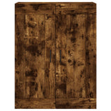 Highboard Smoked Oak 69.5x34x180 cm Engineered Wood 3199638