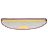 Stair Mats 15 pcs 65x21x4 cm Light Pink Half Round Large 322377