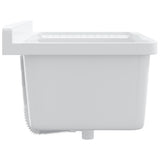 Utility Sink for Wall Mounting White 60x40x28 cm Resin 4002795