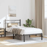 Bed Frame without Mattress Sonoma Oak 90x190 cm Single Engineered Wood 4106784