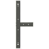 Coffee Table Legs T-Shaped 2 pcs Anthracite 60x25x cm Steel 4013014