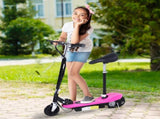 Foldable Electric Scooter Ride on for Kids 12V 120W W/Brake Kickstand-Pink T3398P347576