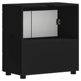 Bathroom Cabinet Set with Storage TULUM Black 60 x 34 x 63 cm 880322