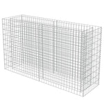 ZNTS Gabion Raised Bed Galvanised Steel 180x50x100 cm 143558