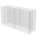 ZNTS Gabion Raised Bed Galvanised Steel 180x50x100 cm 143558