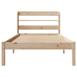 Bed Frame without Mattress 100x200 cm Solid Wood Pine 3306537