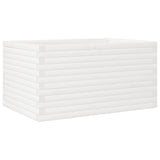 Garden Planter White 90x60x46 cm Solid Wood Pine 3282455