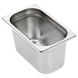 Gastronorm Containers 4 pcs GN 1/4 150 mm Stainless Steel 50903