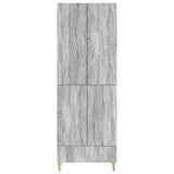 Cabinet Set 2 pcs Grey Sonoma Engineered Wood 3416697