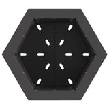 Smokeless Fire Pit Black 48 x 48 x 51 cm Steel 858982