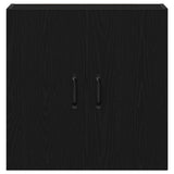 Wall Cabinet Black Oak 60x31x60 cm Engineered Wood 862113