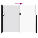 Retractable Side Awning White 160x600 cm 4004526