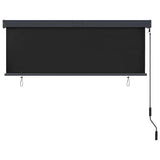 Roller Shade Anthracite Polyester 160x250 cm Retractable 145976