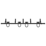 Sliding Door Hardware Kit 183 cm Steel Black 3295737