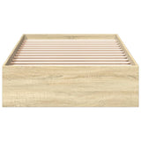 Bed Frame with Drawers without Mattress Sonoma Oak 90x190 cm Single 3280708