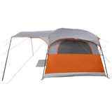 Tunnel Tent with Roof Grey and Orange 366 x 244 x 198 cm 42028667