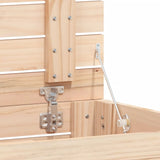 Laundry Basket 88.5x44x76 cm Solid Wood Pine 832323