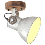 320504 Industrial Wall/Ceiling Lamps 2 pcs Silver 20x25 cm E27