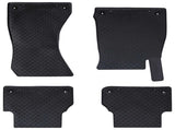 Car Mat 4 pcs Black suitable for Audi A4 B9 2015-2024 Rubber 42029081