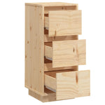 Sideboards 2 pcs 32x34x75 cm Solid Wood Pine 813366