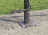 Welded Wire Fence with Concrete Base 10 x 1 m 3353622