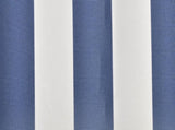 Awning Top Sunshade Canvas Blue & White 6 x 3 m 141012