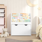 Kids Bookshelf White 60 x 29.5 x 69 cm Engineered Wood 892389