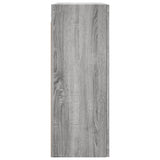 Wall Mounted Cabinet Grey Sonoma 69.5x34x90 cm 828498