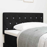 Headboard with Headboard Black 100 cm Faux Leather 42007083