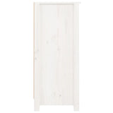 Sideboard White 40x35x80 cm Solid Wood Pine 813741