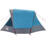 Family Tent Cabin 6-Person Blue Waterproof 4100668