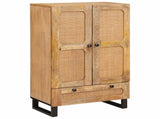 Highboard with Drawer Brown 40 x 33 x 110 cm Solid Mango Wood 4018074