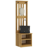 Hall Tree SANDNES 45x40x159.5 cm Solid Wood Pine 4010479