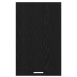 Hanging Cabinet with Door Black Oak and White 50 x 31 x 80 cm 884267