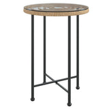 Garden Dining Set Black Poly Rattan Medium Ergonomic 3157837
