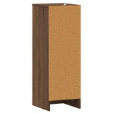 Shoe Cabinet Brown Oak 32x35x92 cm Engineered Wood 816019