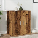 ZNTS Shoe Cabinets 2 pcs Old Wood 32x35x70 cm Engineered Wood 856705
