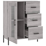 Sideboard Grey Sonoma 69.5x34x90 cm Engineered Wood 828058