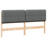 Upholstered Headboard Brown and Light Grey 180 cm 880108