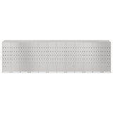 Wheelie Bin Storage for 6 Bins Silver 408 x 77.5 x 115.5 cm 3394792