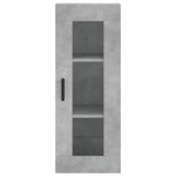 Highboard Concrete Grey 34,5x34x180 cm Engineered Wood 3199437