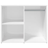 Dressing Cabinet High gloss white Engineered wood Medium Storage 808852