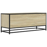 TV Cabinet Sonoma Oak 100x34.5x40 cm Engineered Wood and Metal 848815