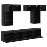 TV Wall Units 6 pcs 100 x 30 x 40 cm Artisan Oak 3402790