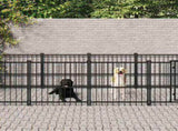 Outdoor Dog Kennel Steel 11,26 m 3124602