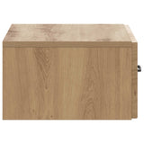 Wall-Mounted Bedside Cabinet 2 pcs Artisan Oak Engineered Wood 899314