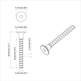 Socket Cap Head Screw 3072 pcs Black 7 x 40 mm Iron 864546