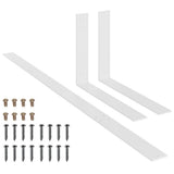 Backrest for Pallet Sofa White 110 cm Iron 315792