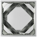 Planter 2 pcs Silver 50 x 50 x 50 cm Galvanised Steel 883847